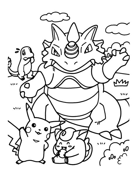 pokemon coloring|Pokemon Coloring Pages (Free PDF Printables)